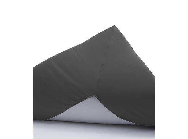 Borås Cotton Cloud konvolutt laken 180x210 Grå / Antrasitt 