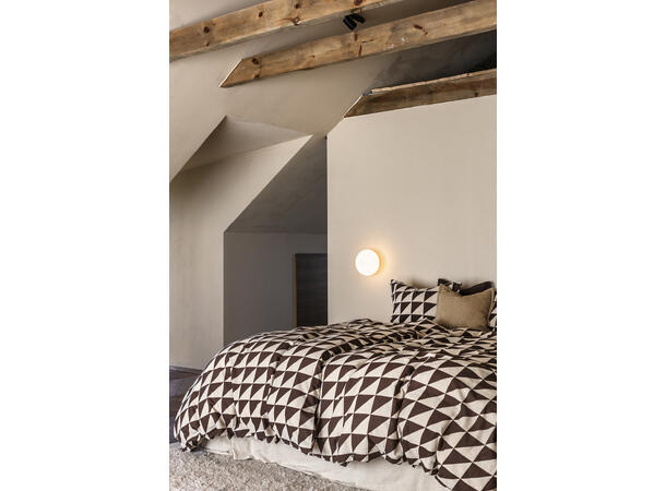 Gustav Ovland Ditta sengesett 140x200/50x70 Brun / Jord 