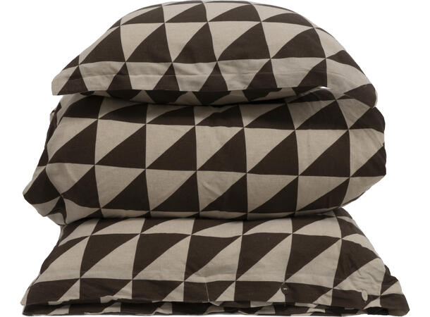 Gustav Ovland Ditta sengesett 140x200/50x70 Brun / Jord 