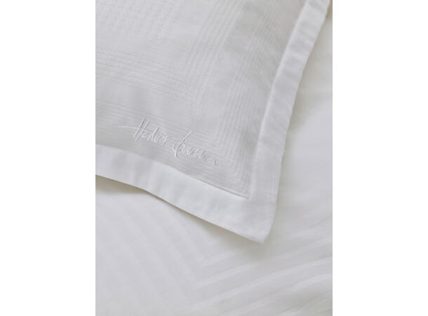 Halvor Bakke Exo sengesett 140x200/50x70 Hvit / Brilliant white