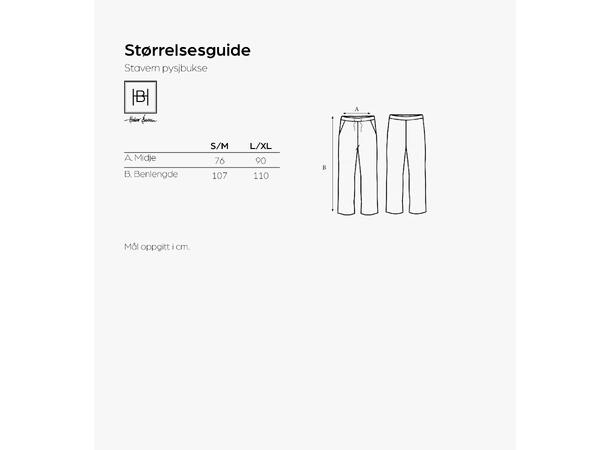 Halvor Bakke Stavern pysjbukse L/XL Blå / Midnight blue 