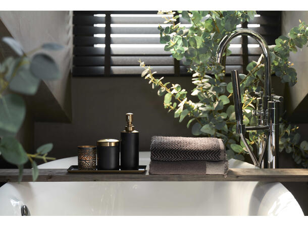 Halvor Bakke La Grave håndkle 70x140 Brun / Muldvarp 