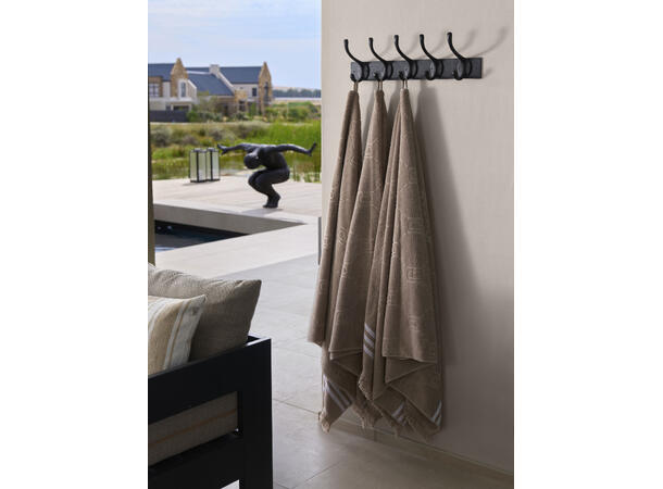 Halvor Bakke Mølen håndkle 100x180 Beige / Pure cashmere 