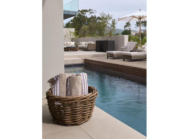 Halvor Bakke Mølen håndkle 100x180 Beige / Pure cashmere 