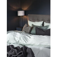 Borås Cotton Breeze sengesett 100% økolo 140x220/50x70 Grønn / Dusty green