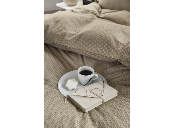 Borås Cotton Enzo sengesett 200x220/2*50x70 Beige 