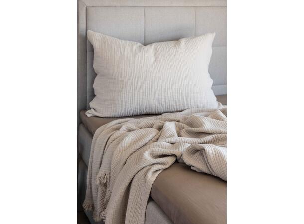 Borås Cotton Cloud konvoluttlaken 150x200 Sand 