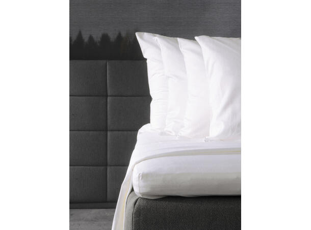 Borås Cotton Cloud konvoluttlaken 210x200 Hvit / Brilliant white 