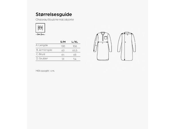 Halvor Bakke Chateau Roubine nattskjorte S/M Beige / Pure cashmere 