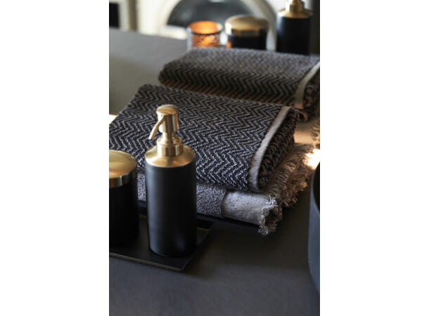 Halvor Bakke Verbier håndkle 50x70 Sort / Black 
