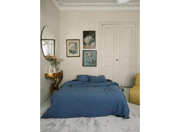 Tone Kroken Merci sengesett 140x220/50x70 Blå 