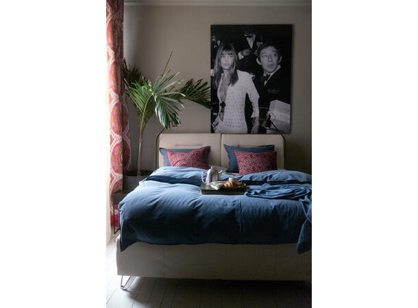 Tone Kroken Merci sengesett 140x220/50x70 Blå 