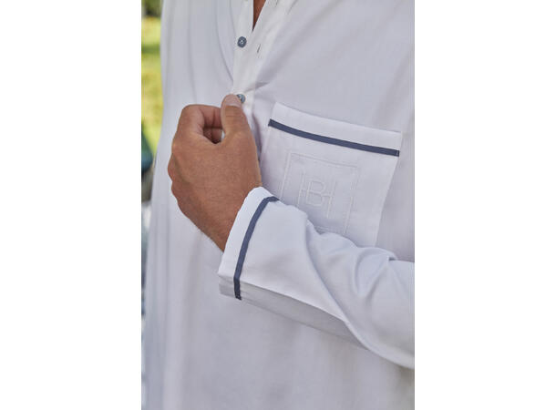 Halvor Bakke St. George nattskjorte L/XL Blå / Vintage indigo 