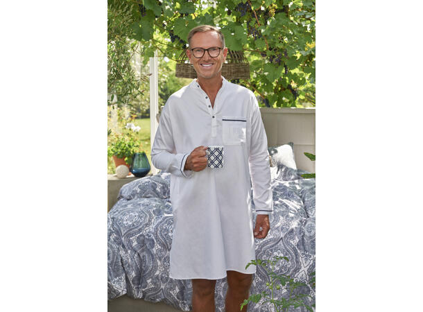 Halvor Bakke St. George nattskjorte L/XL Blå / Vintage indigo 