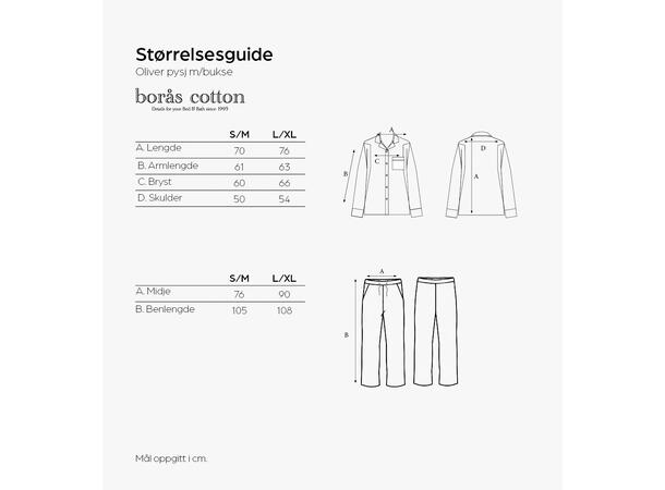 Borås Cotton Oliver pyjamas L/XL Beige 