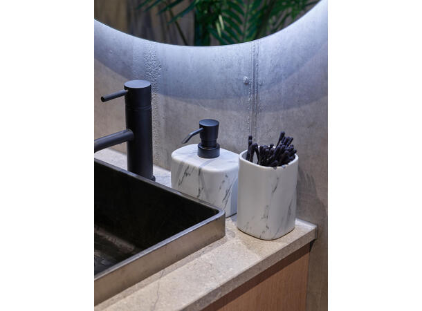 Turiform Aro tannbørsteholder Hvit 7,5x7,5x11cm 