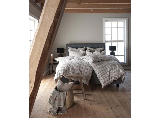Borås Cotton Trouville sengeteppe 130x180 Greige