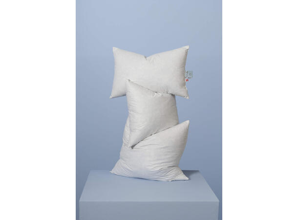 NUD innleggspute 40x60 100 % resirkulert. 90% fjær og 10% dun 