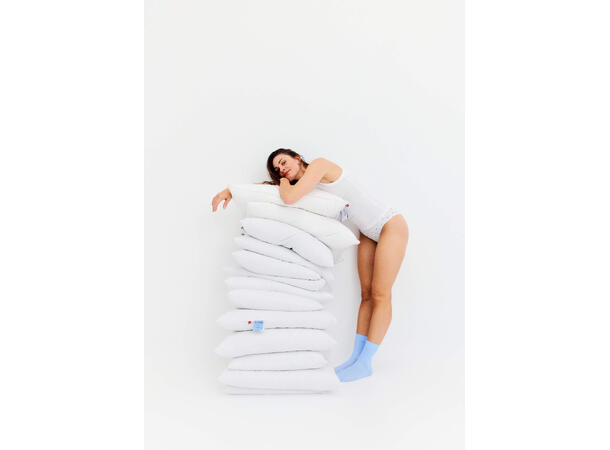 NUD innleggspute 40x60 100 % resirkulert. 90% fjær og 10% dun 