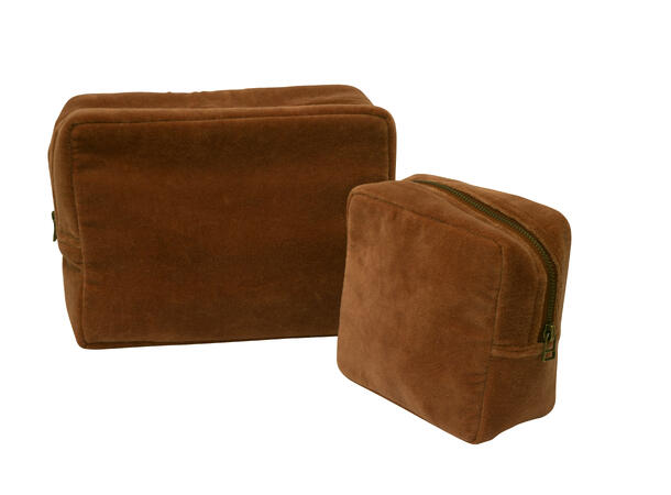 Melior toalettmappe Liten Cognac 
