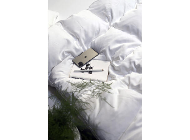 Bambus sengetøy Enjoy Turiform 140x220 hvit