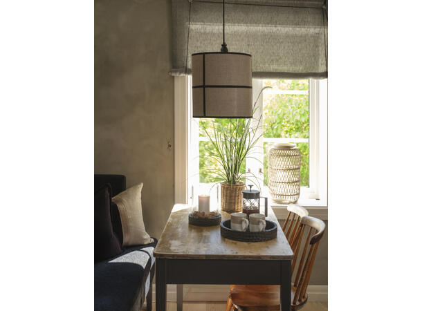 Halvor Bakke Lombok rotting lyslykt H45 Natur 