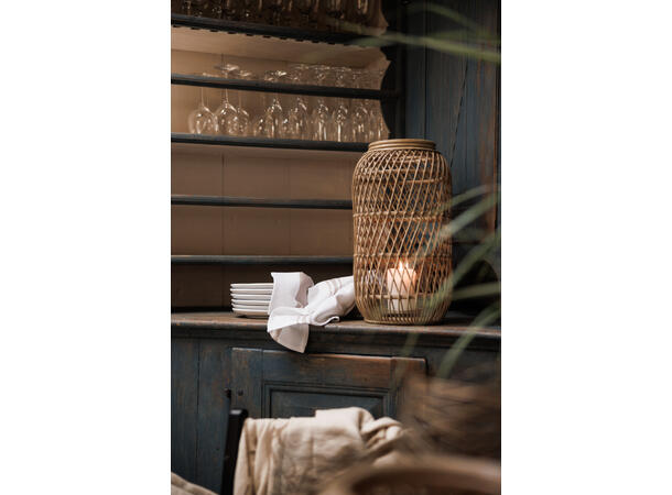 Halvor Bakke Lombok rotting lyslykt H45 Natur 