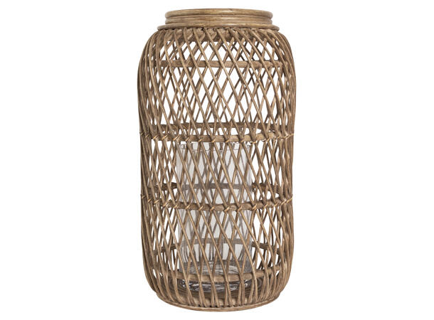 Halvor Bakke Lombok rotting lyslykt H45 Natur 