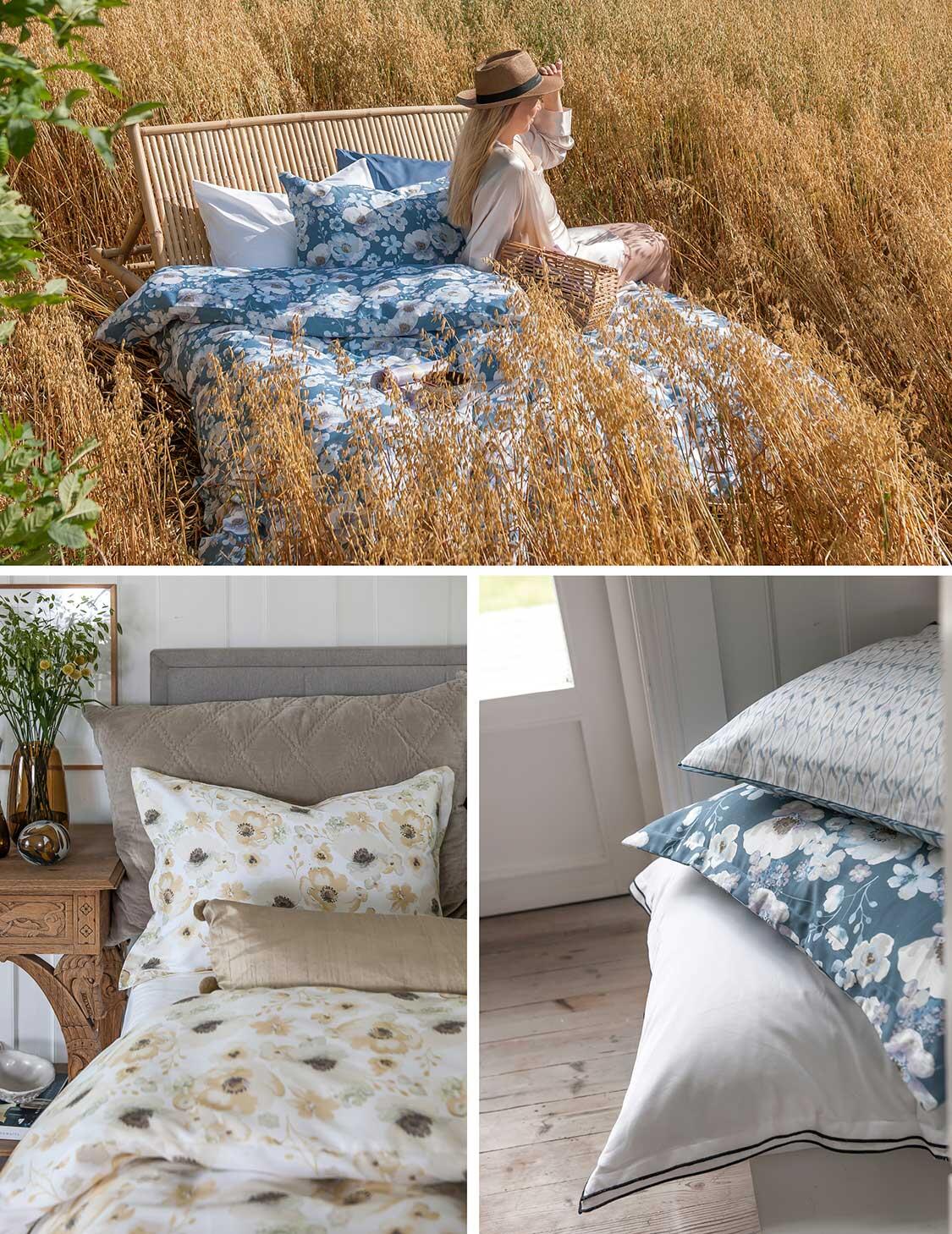 Klassisk sengetøy i fine mønster og farger fra Borås Cotton