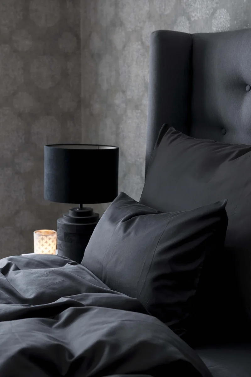 Borås Cotton Cloud sengesett 140x200/50x70 Sort / Black 