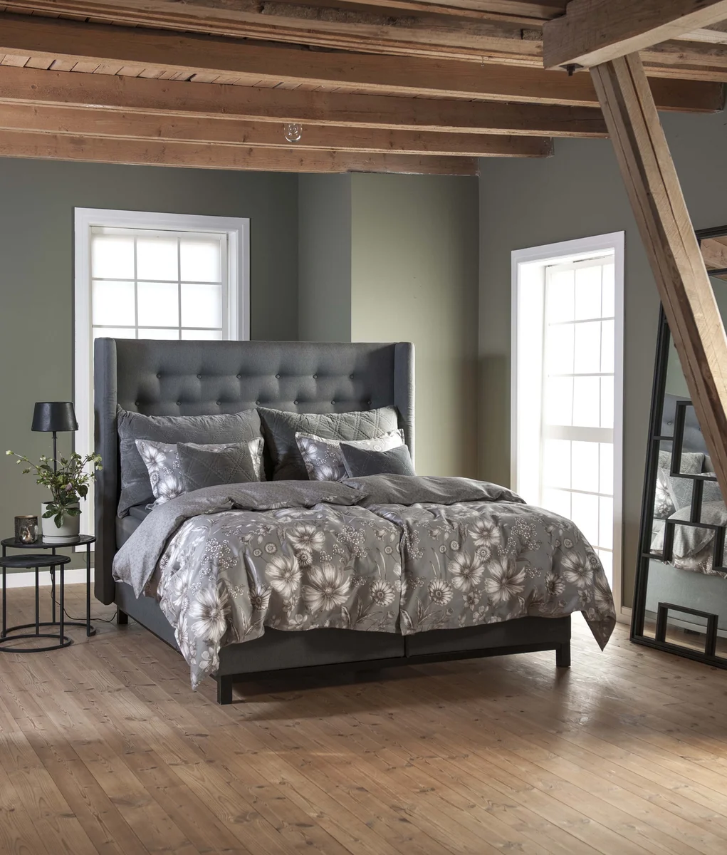 Borås Cotton Siena sengesett 200x220/2*50x70 Grå 