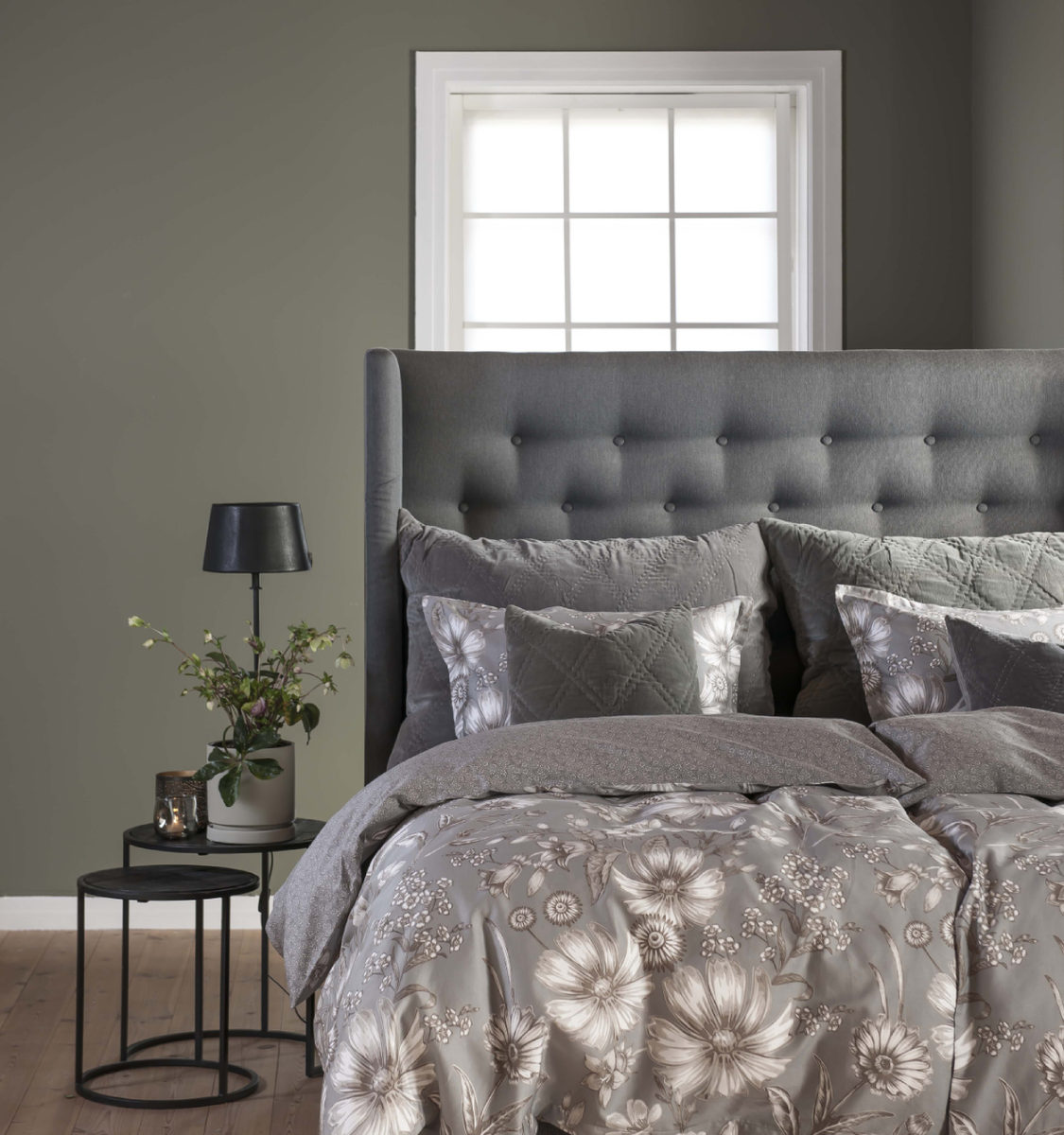 Borås Cotton Siena sengesett 200x220/2*50x70 Grå 