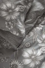 Borås Cotton Siena sengesett 200x220/2*50x70 Grå