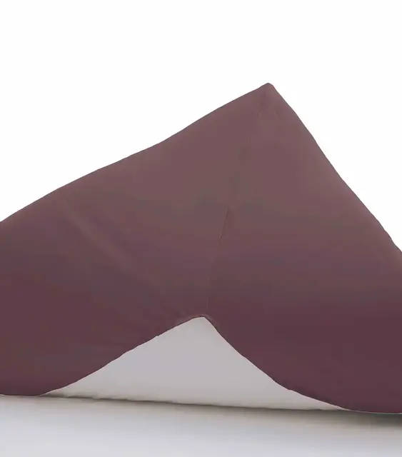 Borås Cotton Cloud konvoluttlaken 210x210 Aubergine 