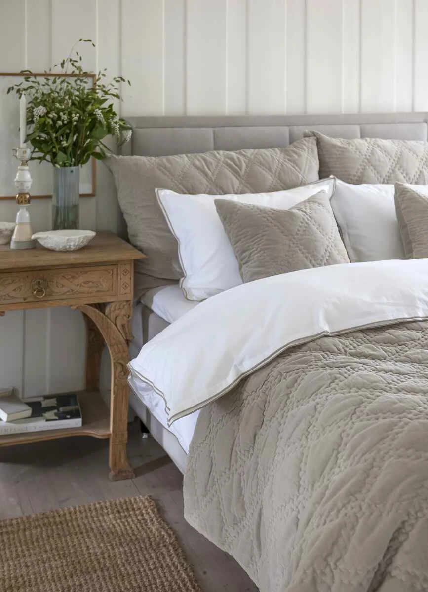 Borås Cotton Sky sengesett 140x220/50x70 Beige 