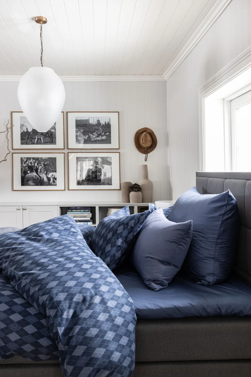 Borås Cotton Cloud putevar 45x50 Blå / Deep blue 