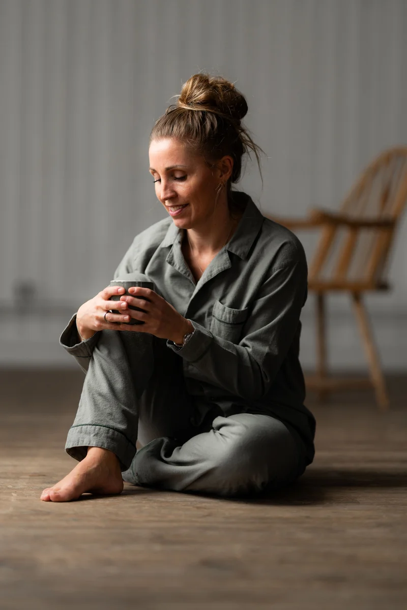 Borås Cotton Oliver pyjamas L/XL Grønn 