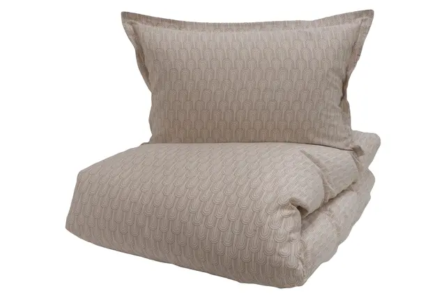 Borås Cotton Betty sengesett 140x220/50x70 Beige 