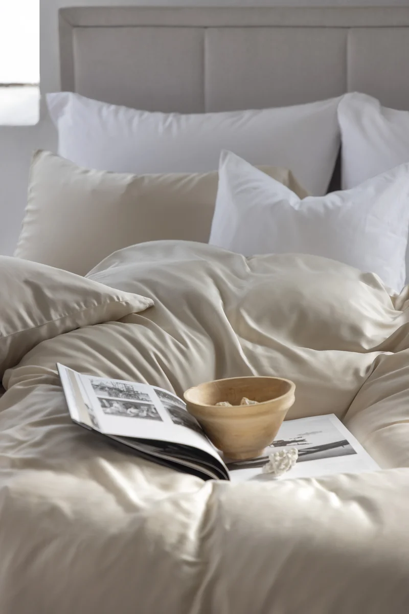 Borås Cotton Bliss sengesett 140x200/50x70 Champagne 