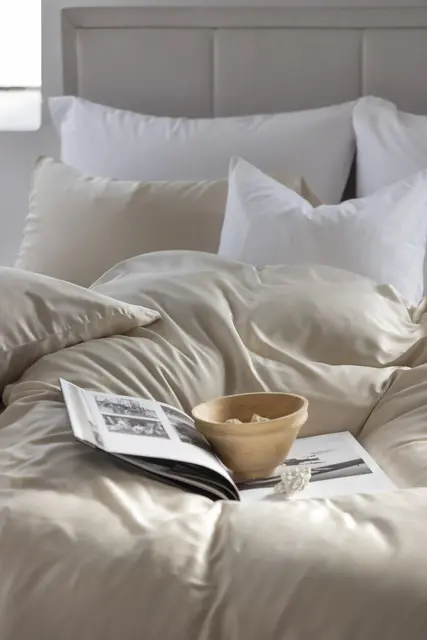 Borås Cotton Bliss sengesett 140x200/50x70 Champagne 