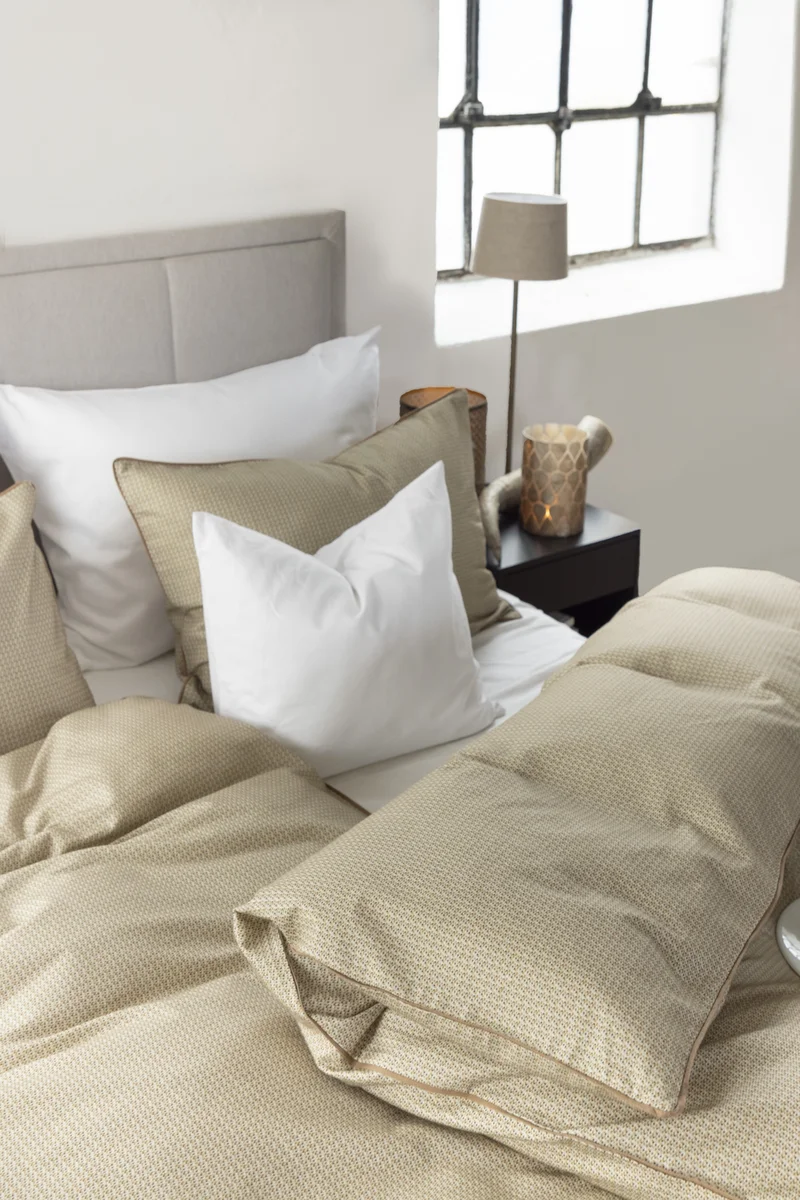 Borås Cotton Enzo sengesett 200x220/2*50x70 Beige 