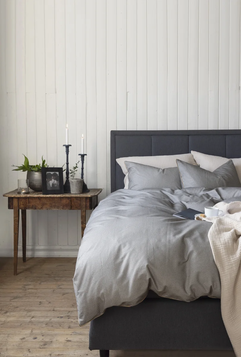 Borås Cotton Enzo sengesett 200x220/2*50x70 Grå 