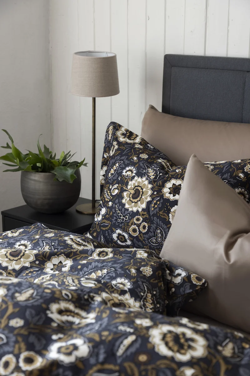 Borås Cotton Livia sengesett 140x200/50x70 Grå 