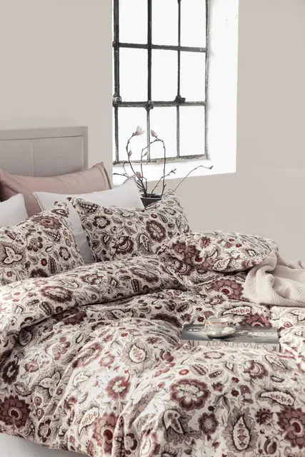 Borås Cotton Livia sengesett 140x200/50x70 Rosa 