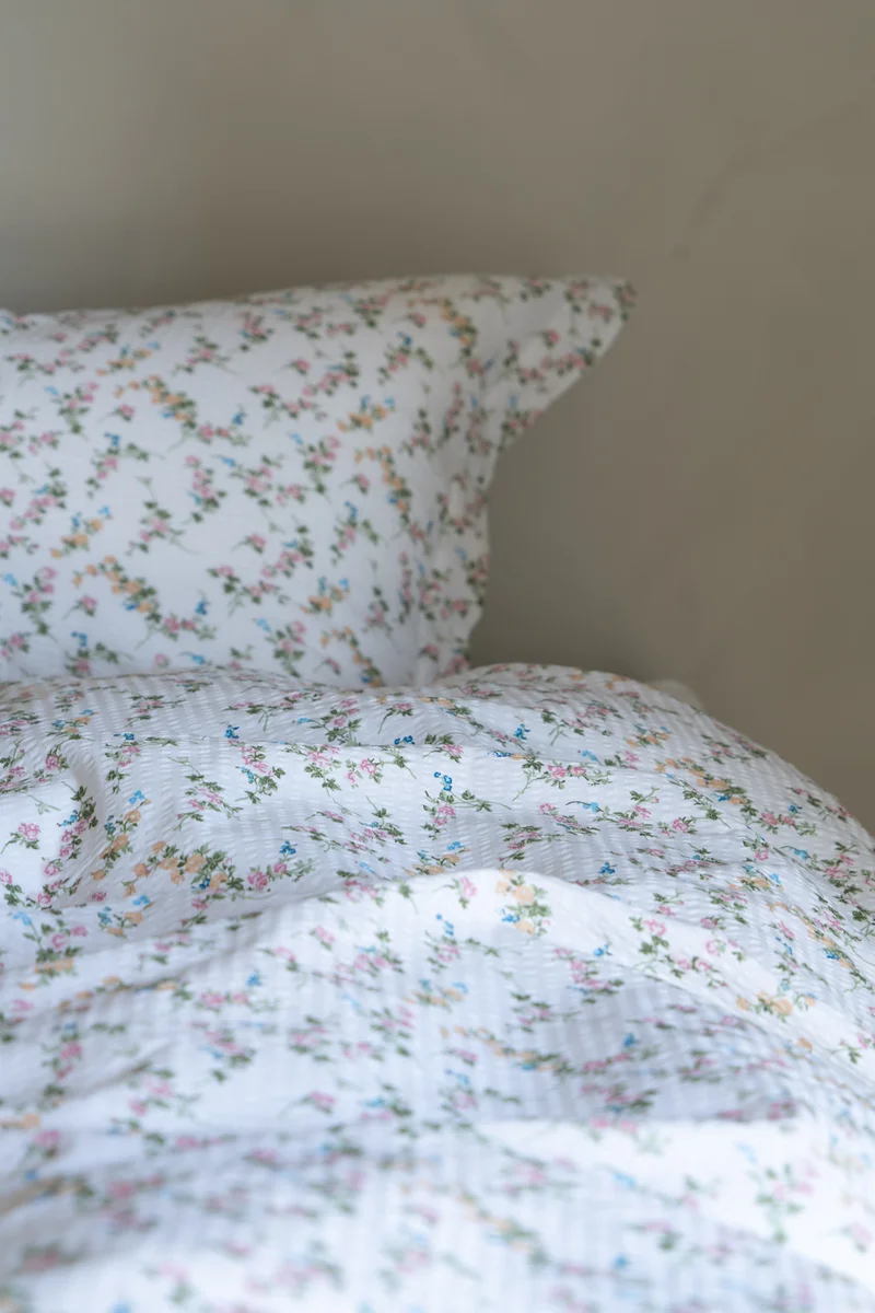 Borås Cotton Felicia Blomst 140x200/50x70 Multi 