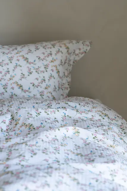 Borås Cotton Felicia Blomst 140x200/50x70 Multi 