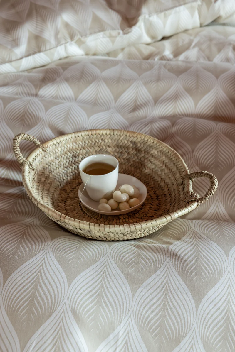 Borås Cotton Roanne sengesett 140x200/50x70 Beige 
