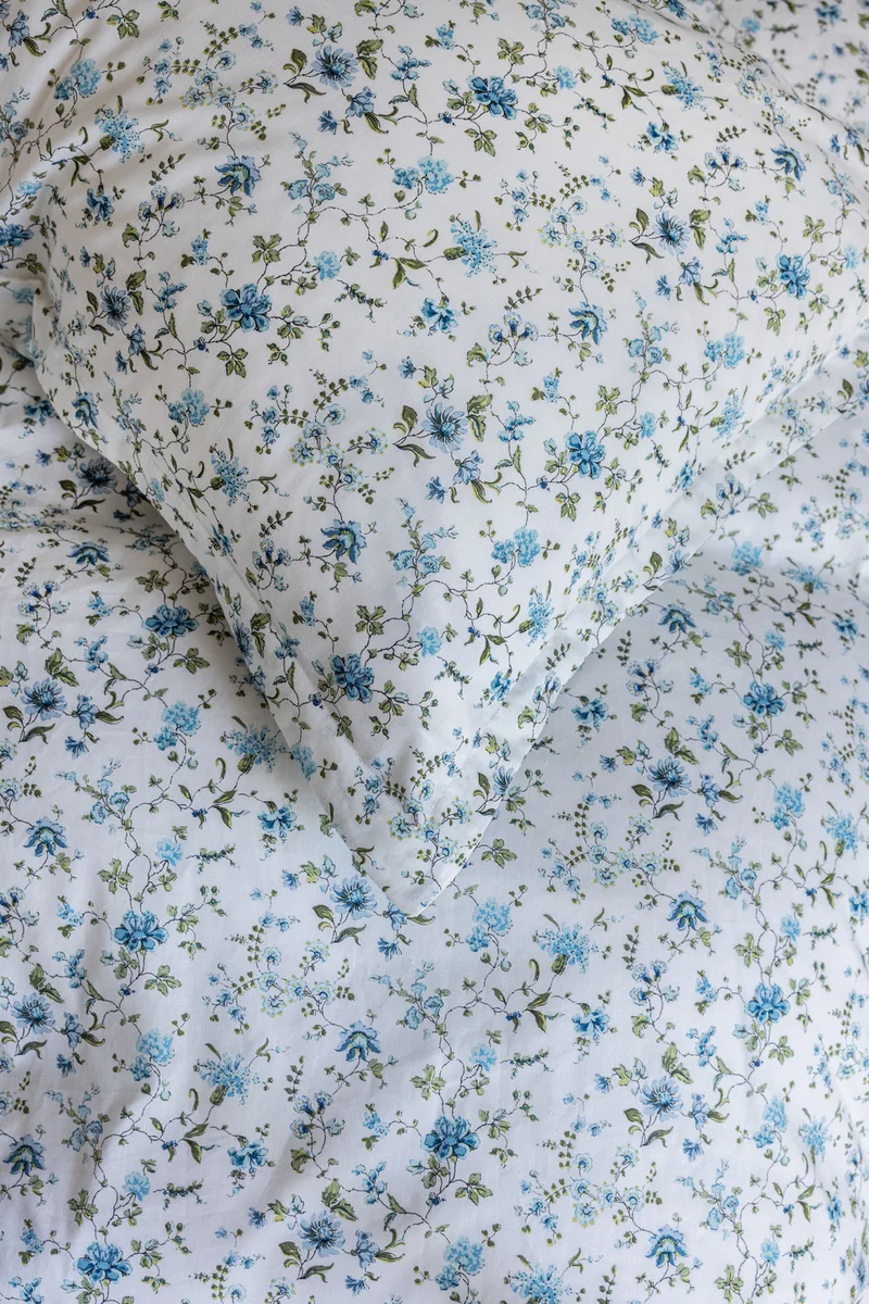 Borås Cotton Veneda sengesett 140x220/50x70 Blå 
