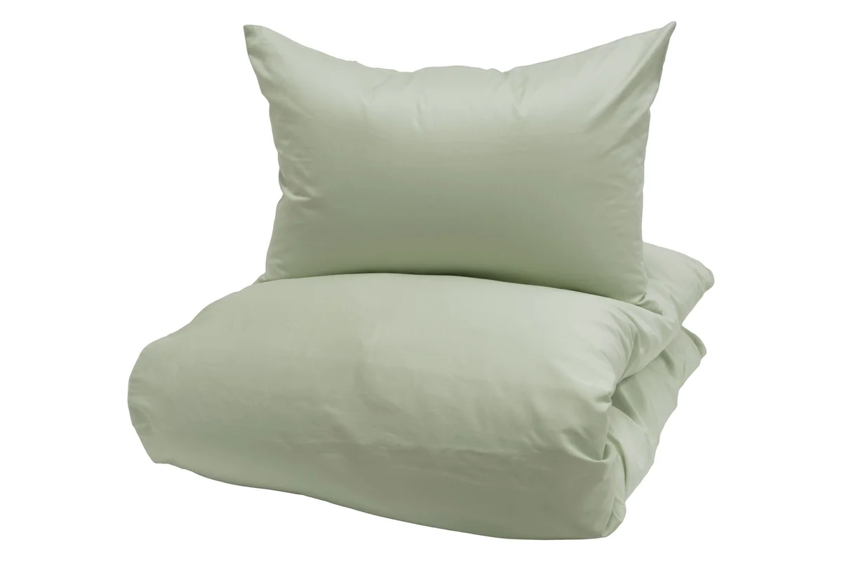 Borås Cotton Cloud sengesett 140x200/50x70 Lys grønn 