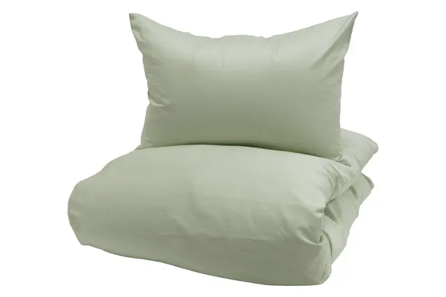 Borås Cotton Cloud sengesett 140x200/50x70 Lys grønn 